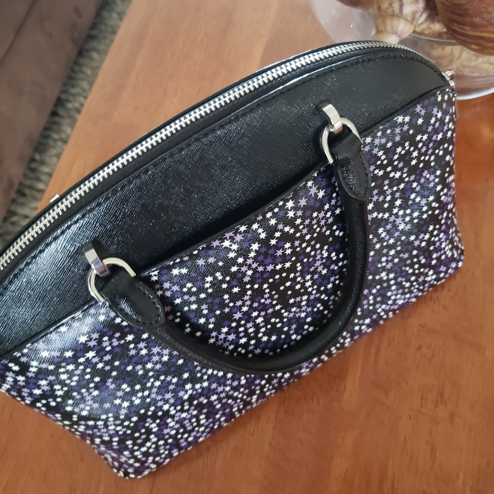 Michael Kors Emmy Purple Stars Handbag - Picture 2 of 10